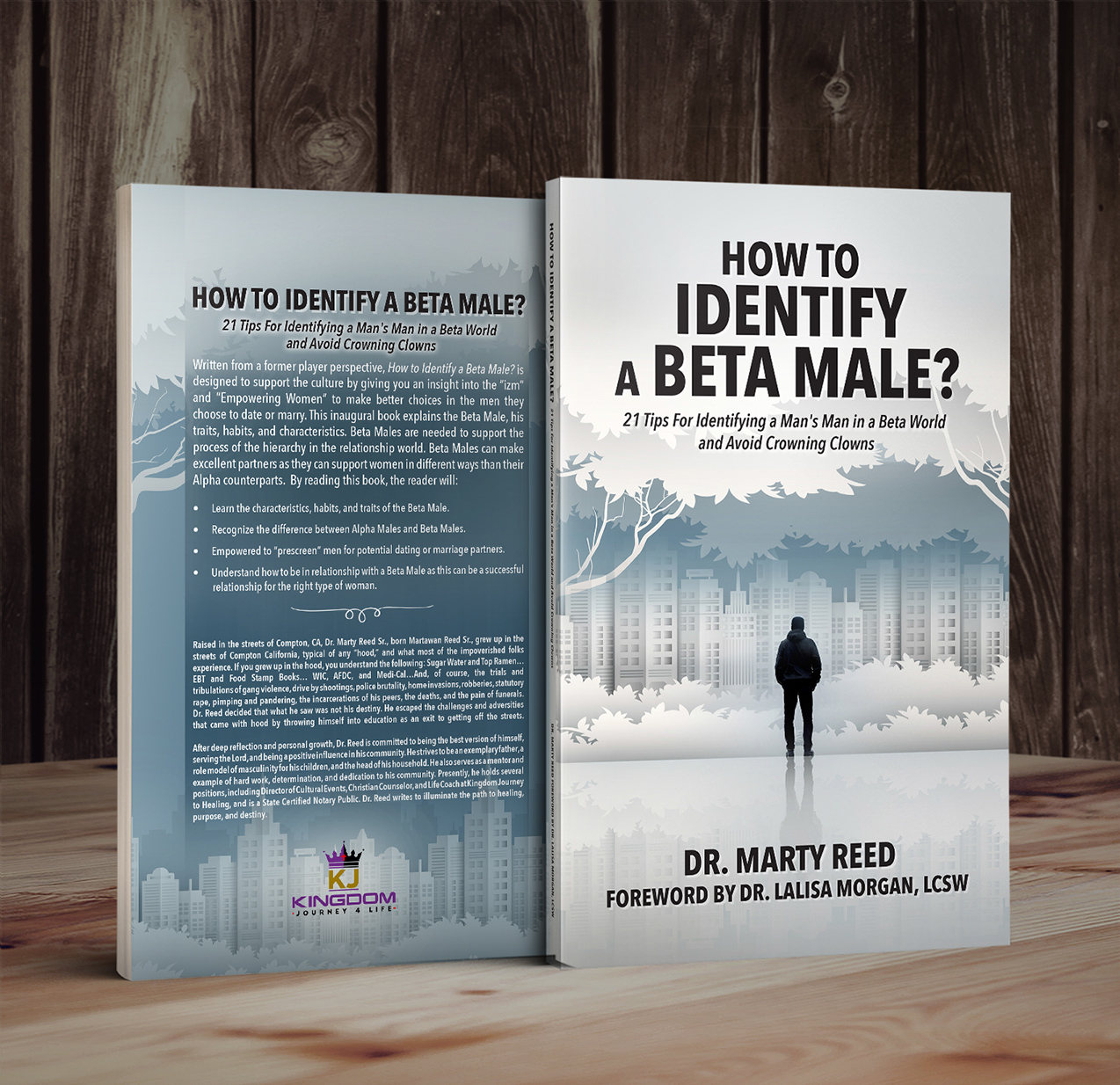 How To Identify A Beta Male? 21 Tips For Identifying a Man's Man in a Beta World and Avoiding Crowning Clowns 3D Book Mock Up.